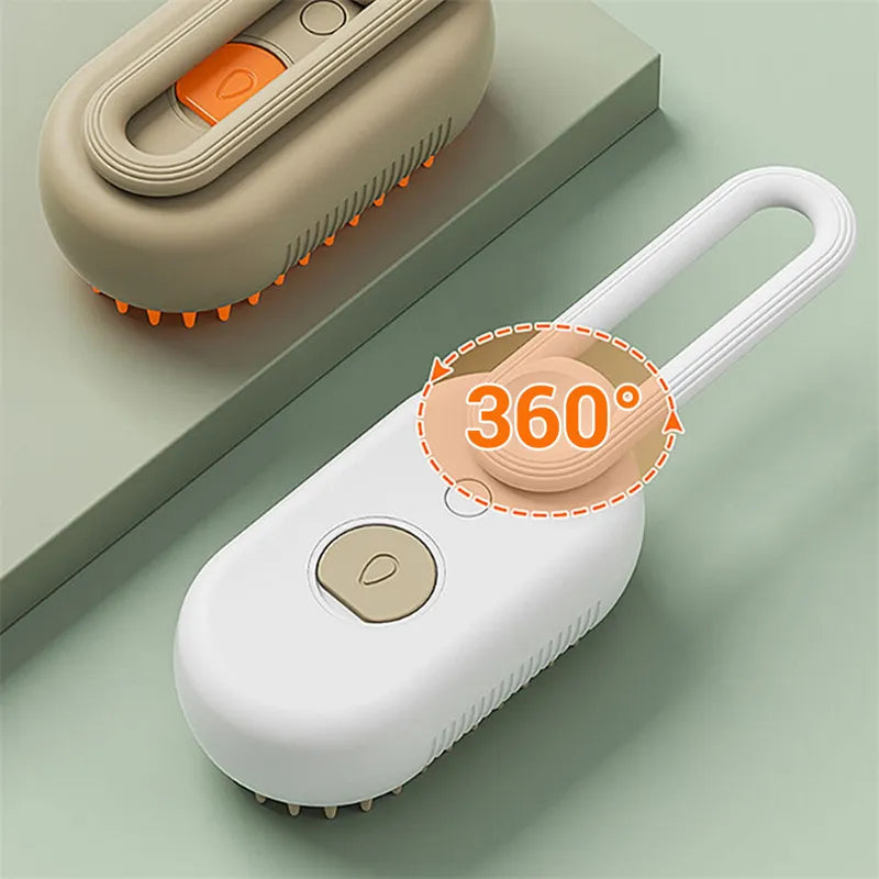 PetSpa™ Steam Brush 3-in-1