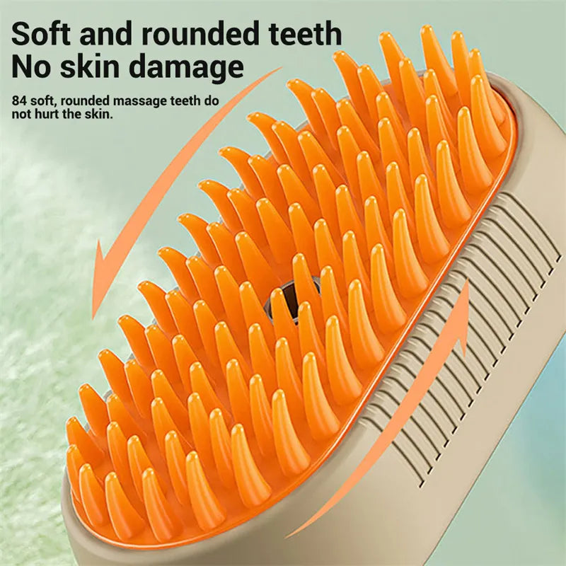 PetSpa™ Steam Brush 3-in-1