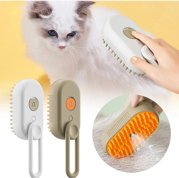PetSpa™ Steam Brush 3-in-1