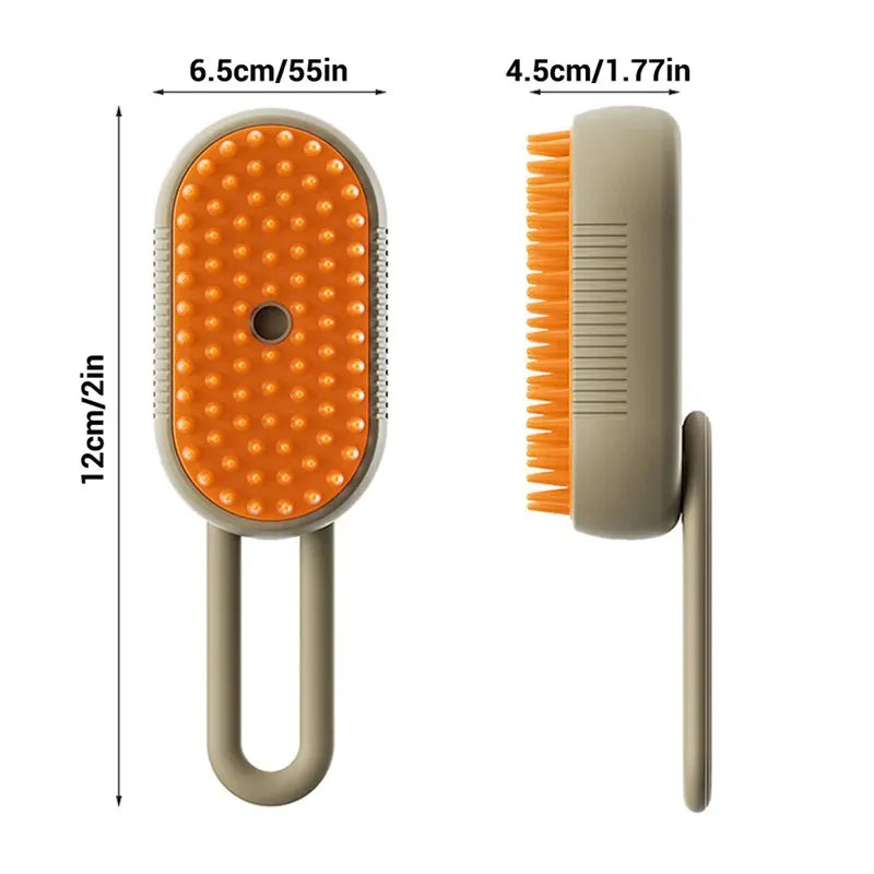 PetSpa™ Steam Brush 3-in-1