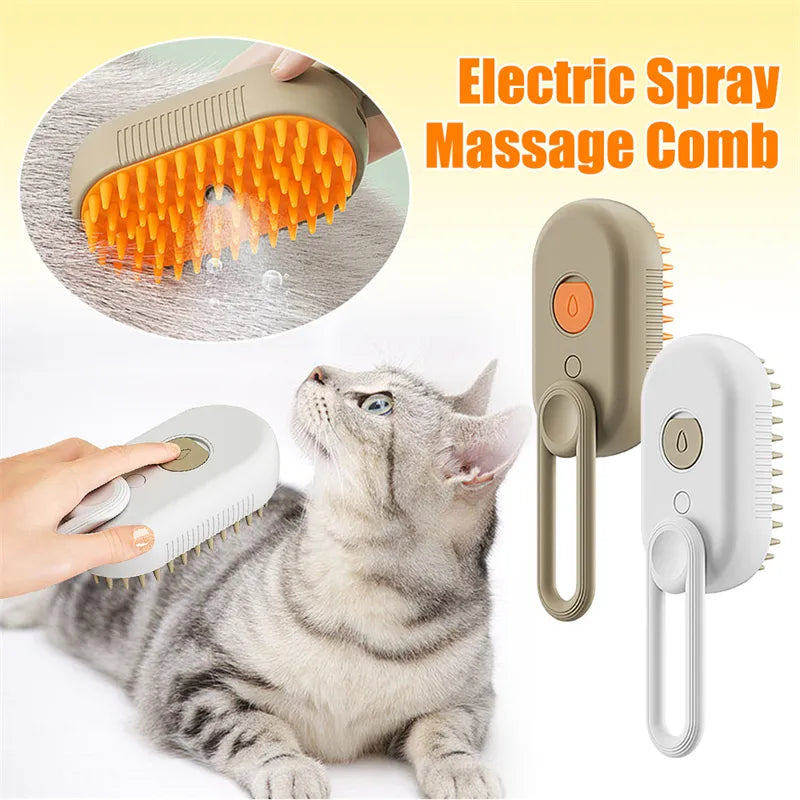 PetSpa™ Steam Brush 3-in-1